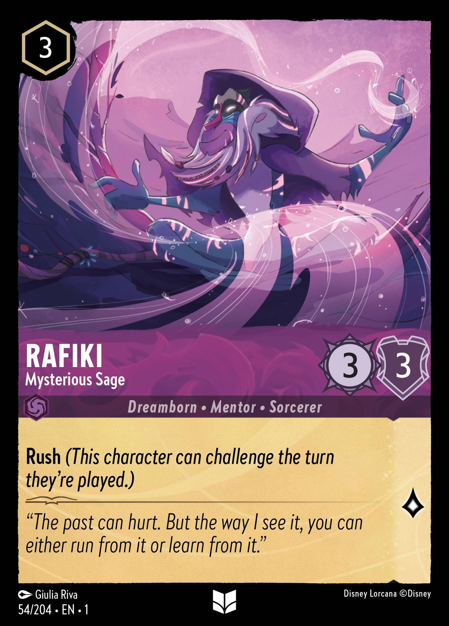 Rafiki - Mysterious Sage | The First Chapter #54 [foil]