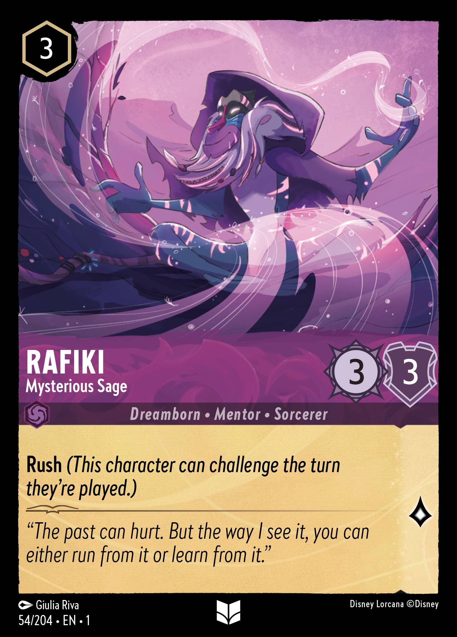 Rafiki - Mysterious Sage | The First Chapter #54 [foil]