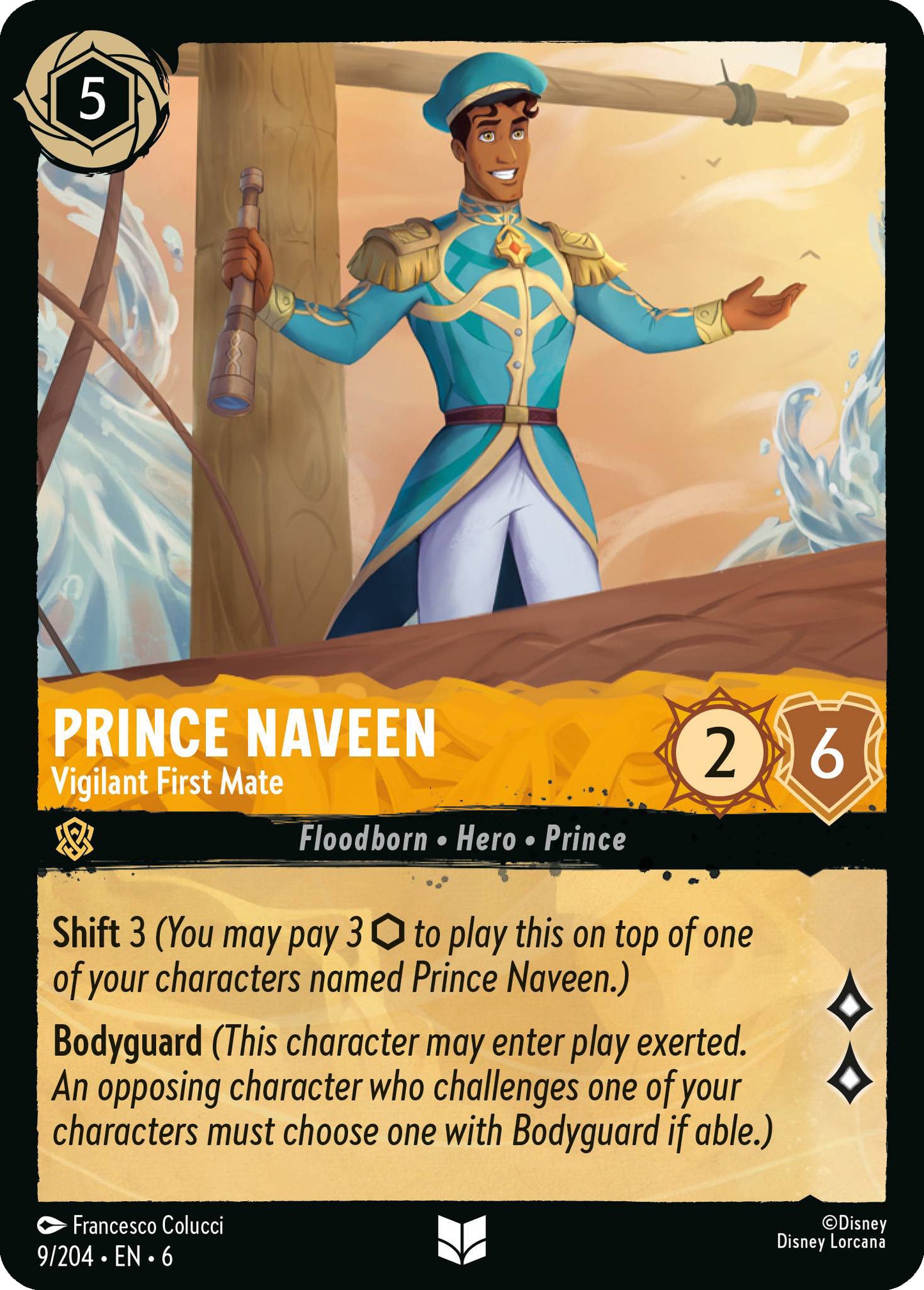 Prince Naveen - Vigilant First Mate | Azurite Sea #9 [foil]
