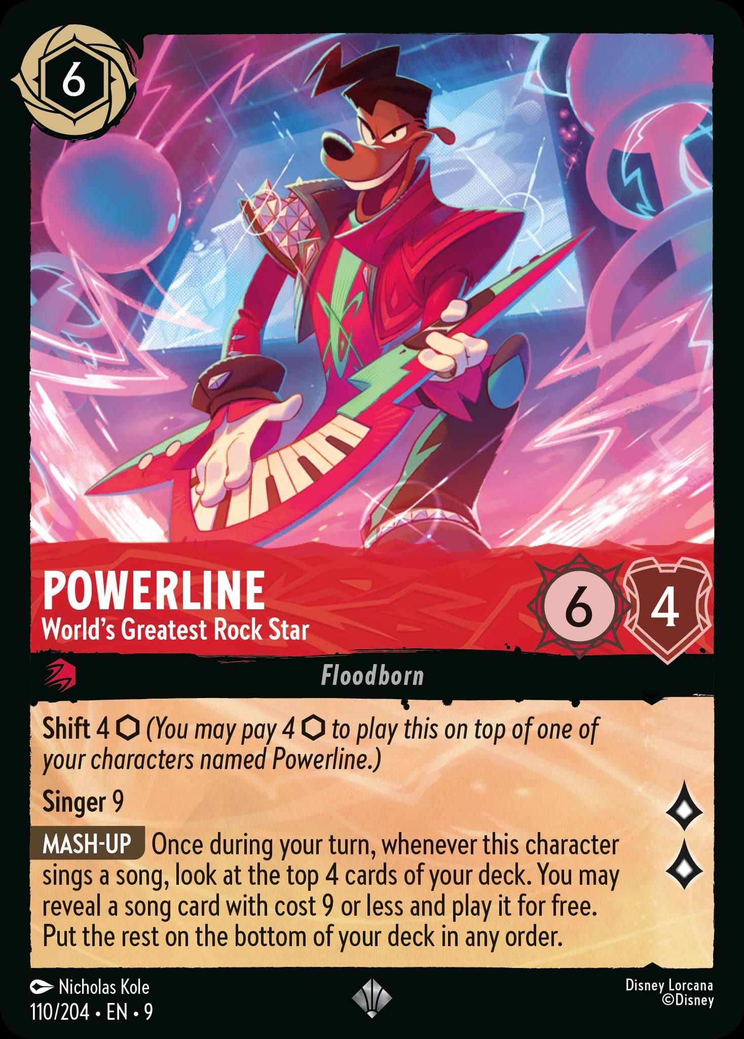 Powerline - World's Greatest Rock Star | Fabled #110 [foil]