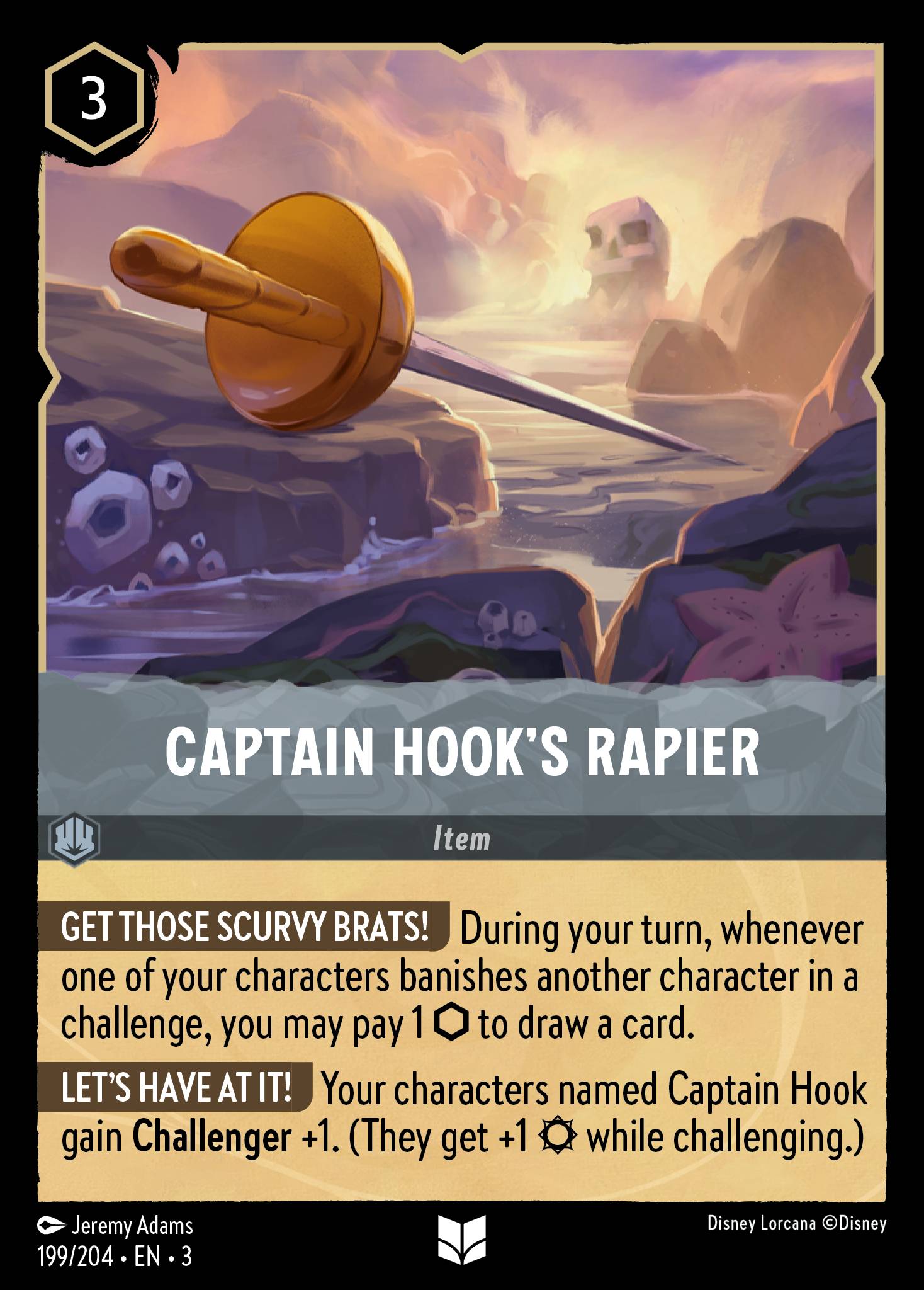Captain Hook's Rapier | Into the Inklands #199 [foil]
