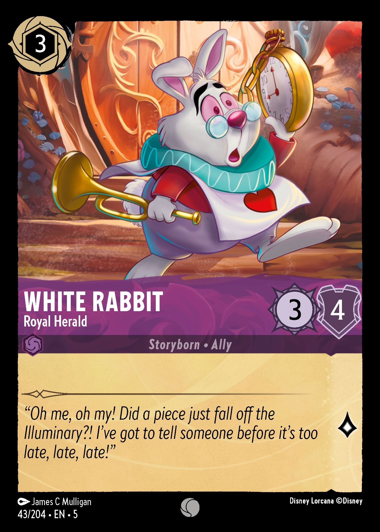 White Rabbit - Royal Herald | Shimmering Skies #43 [foil]