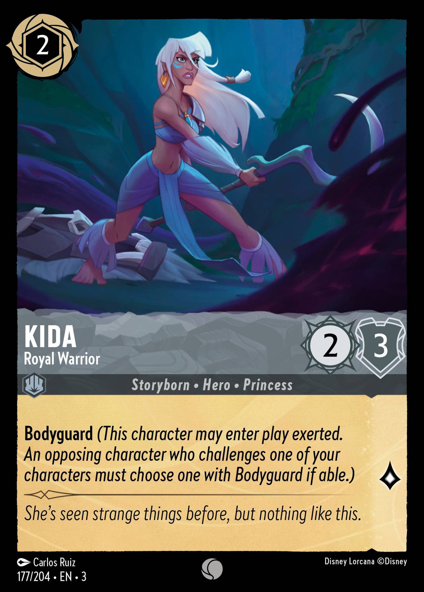 Kida - Royal Warrior | Into the Inklands #177 [foil]