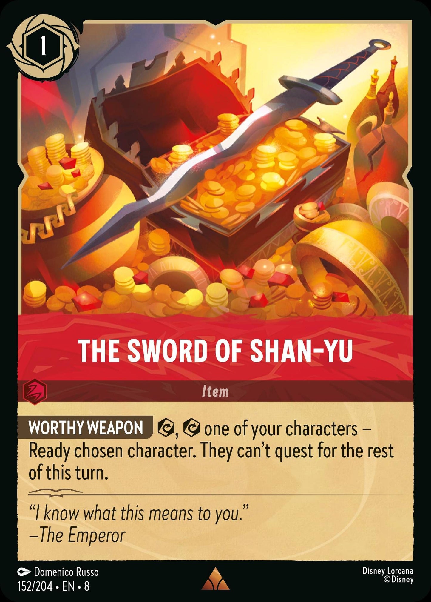 The Sword of Shan-Yu | Reign of Jafar #152 [foil]