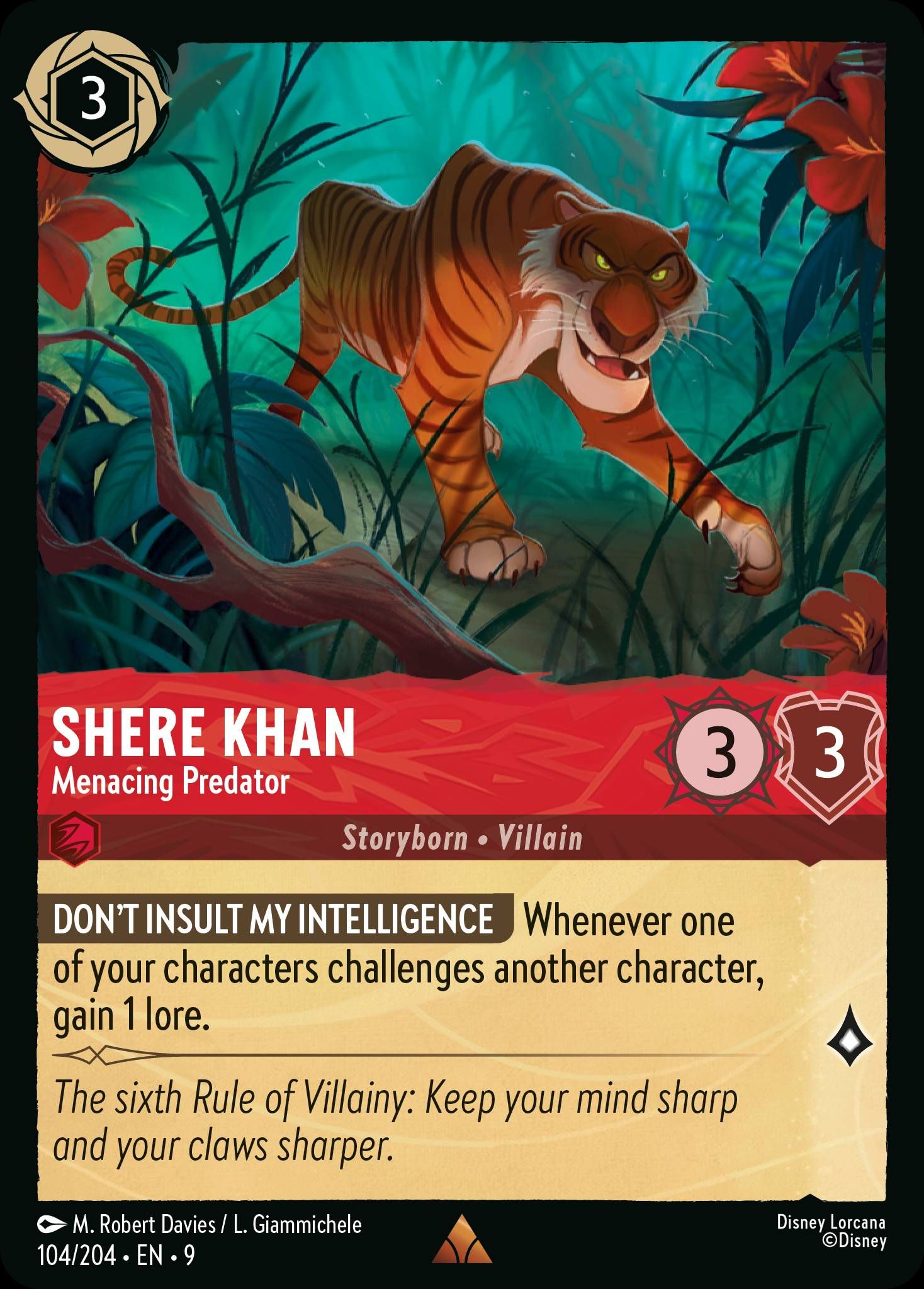 Shere Khan - Menacing Predator | Fabled #104 [foil]