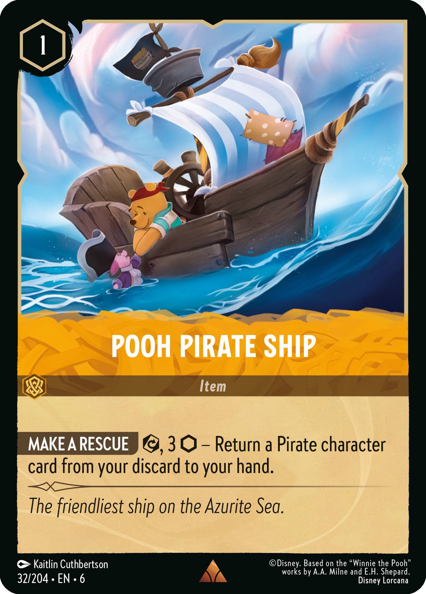 Pooh Pirate Ship | Azurite Sea #32 [foil]