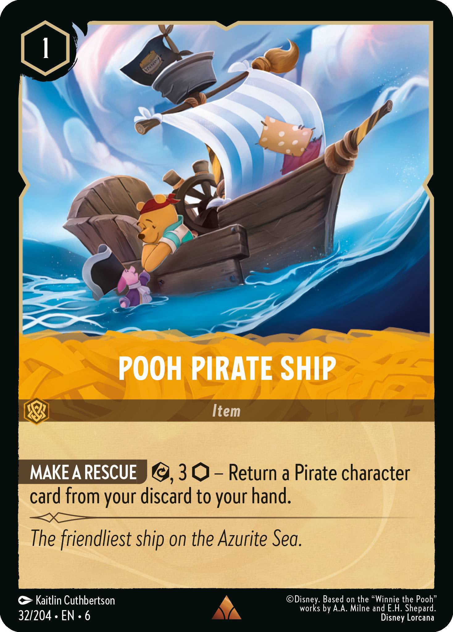 Pooh Pirate Ship | Azurite Sea #32 [foil]