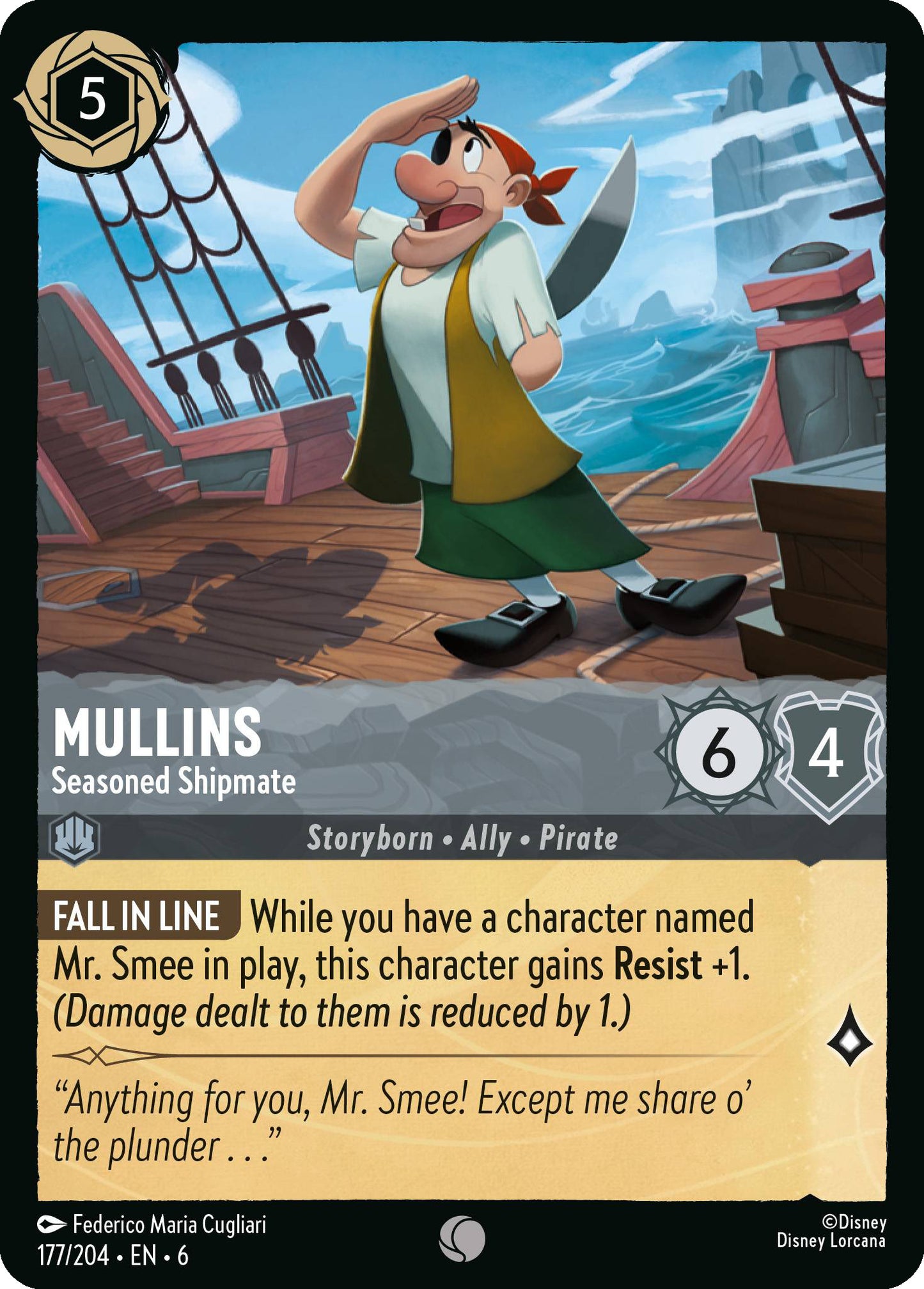 Mullins - Seasoned Shipmate | Azurite Sea #177 [foil]