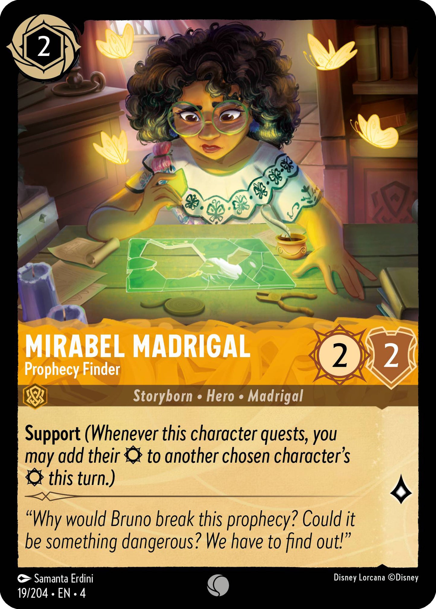 Mirabel Madrigal - Prophecy Finder | Ursula's Return #19 [foil]