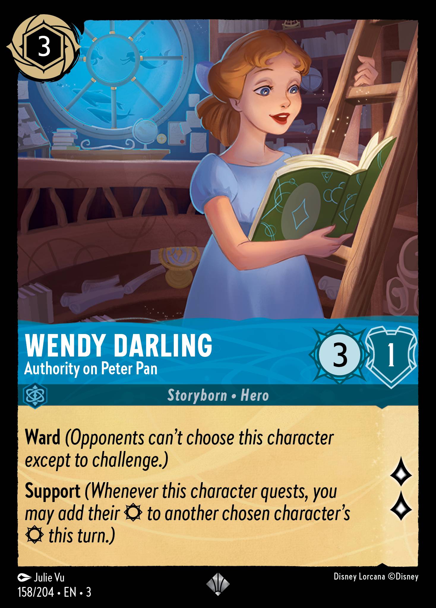 Wendy Darling - Authority on Peter Pan | Into the Inklands #158 [foil]