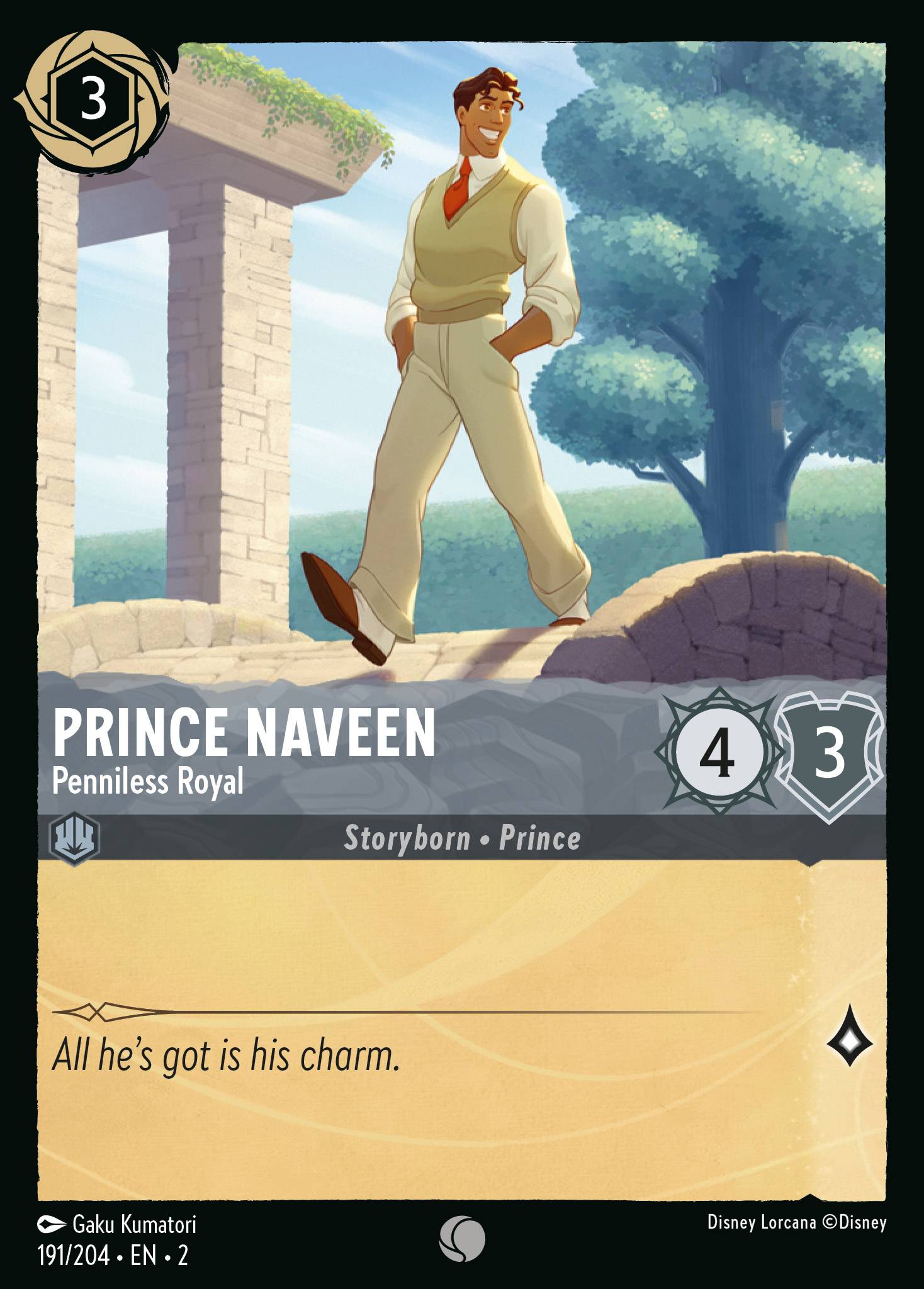 Prince Naveen - Penniless Royal | Rise of the Floodborn #191 [foil]
