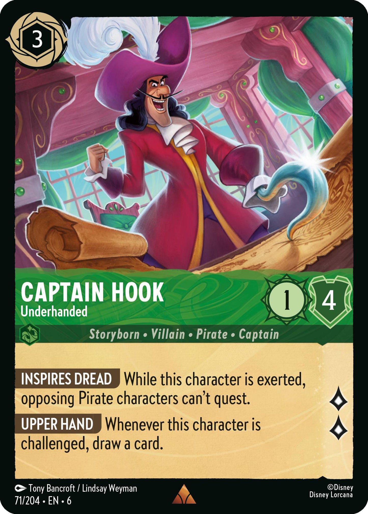 Captain Hook - Underhanded | Azurite Sea #71 [foil]