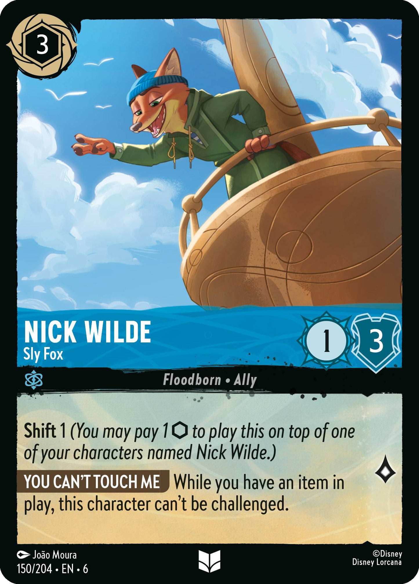 Nick Wilde - Sly Fox | Azurite Sea #150 [foil]