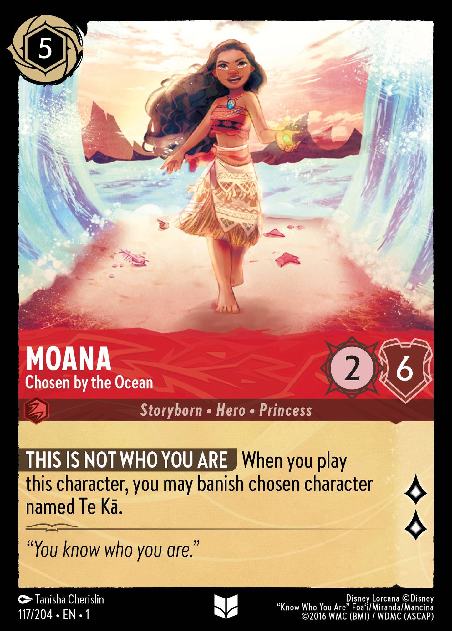 Moana - Chosen by the Ocean | The First Chapter #117 [foil]