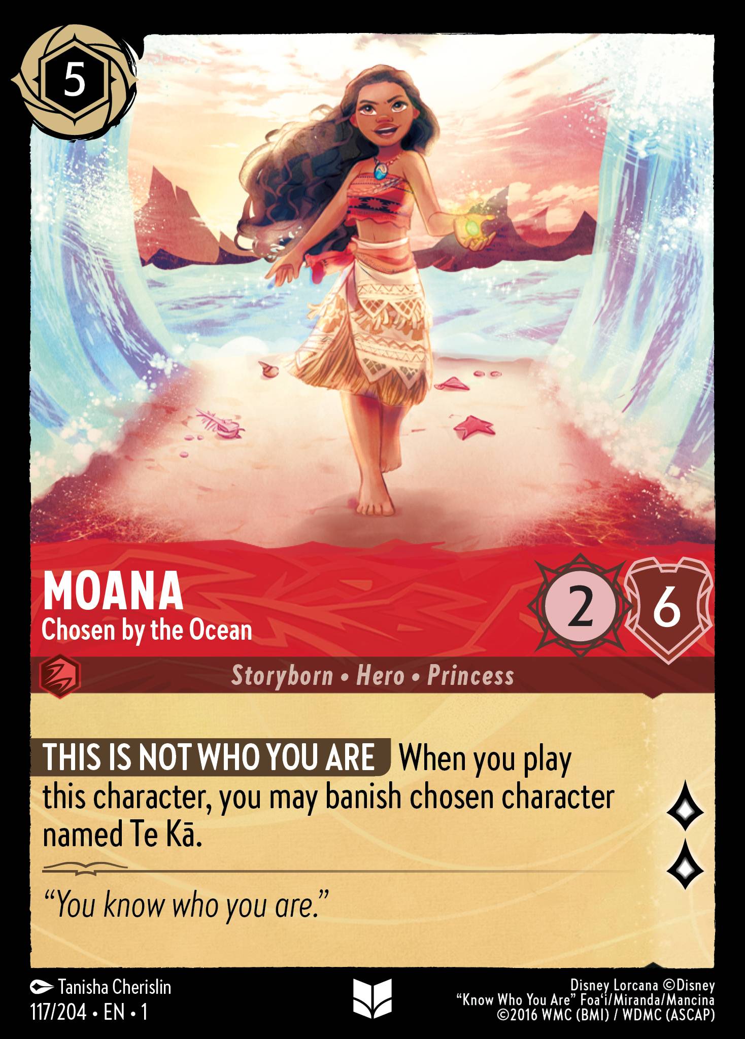 Moana - Chosen by the Ocean | The First Chapter #117 [foil]
