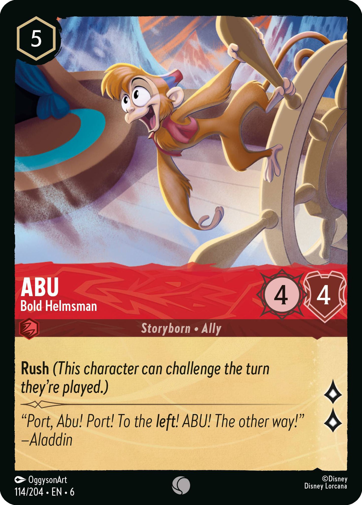 Abu - Bold Helmsman | Azurite Sea #114 [foil]