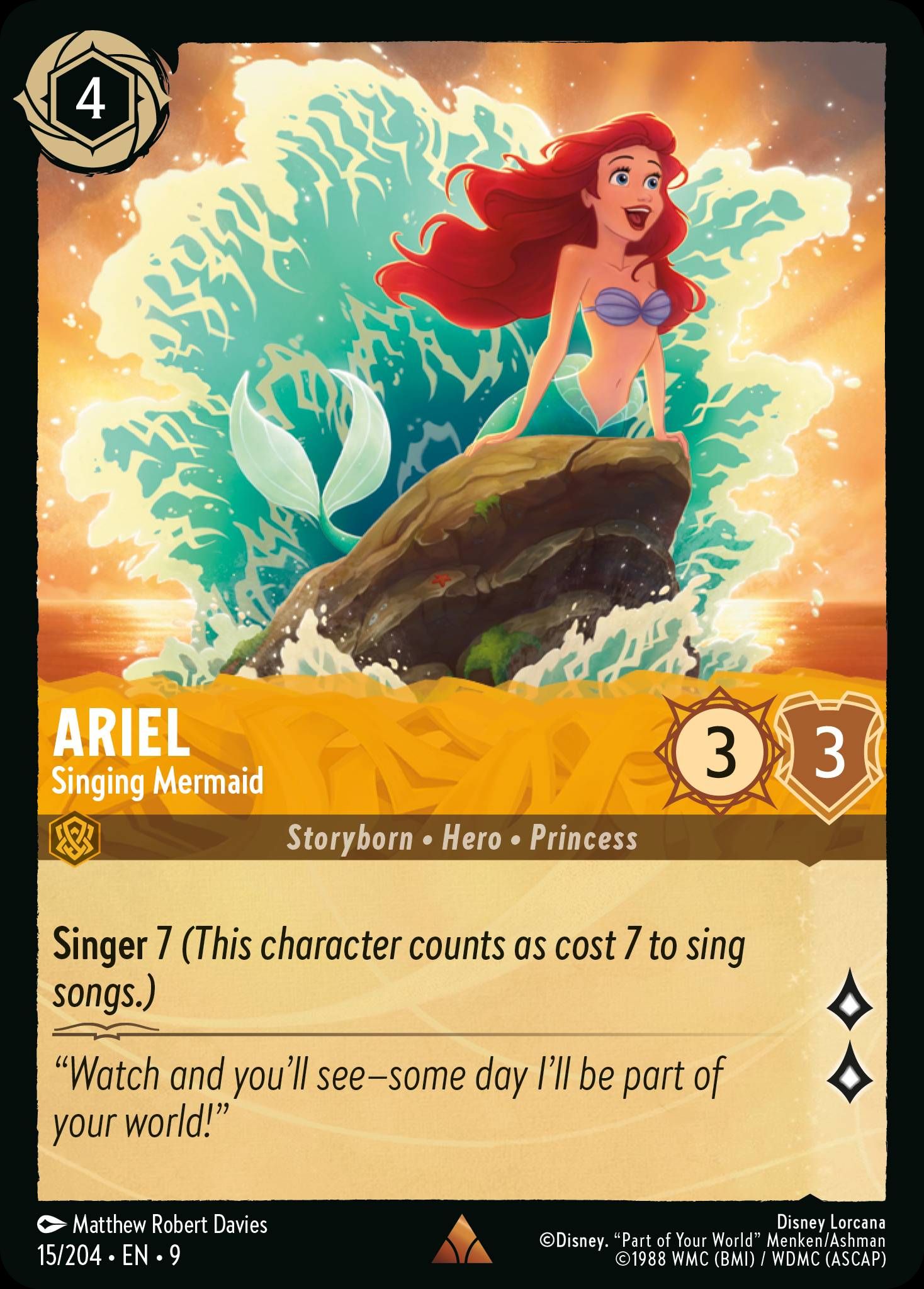 Ariel - Singing Mermaid | Fabled #15 [foil]