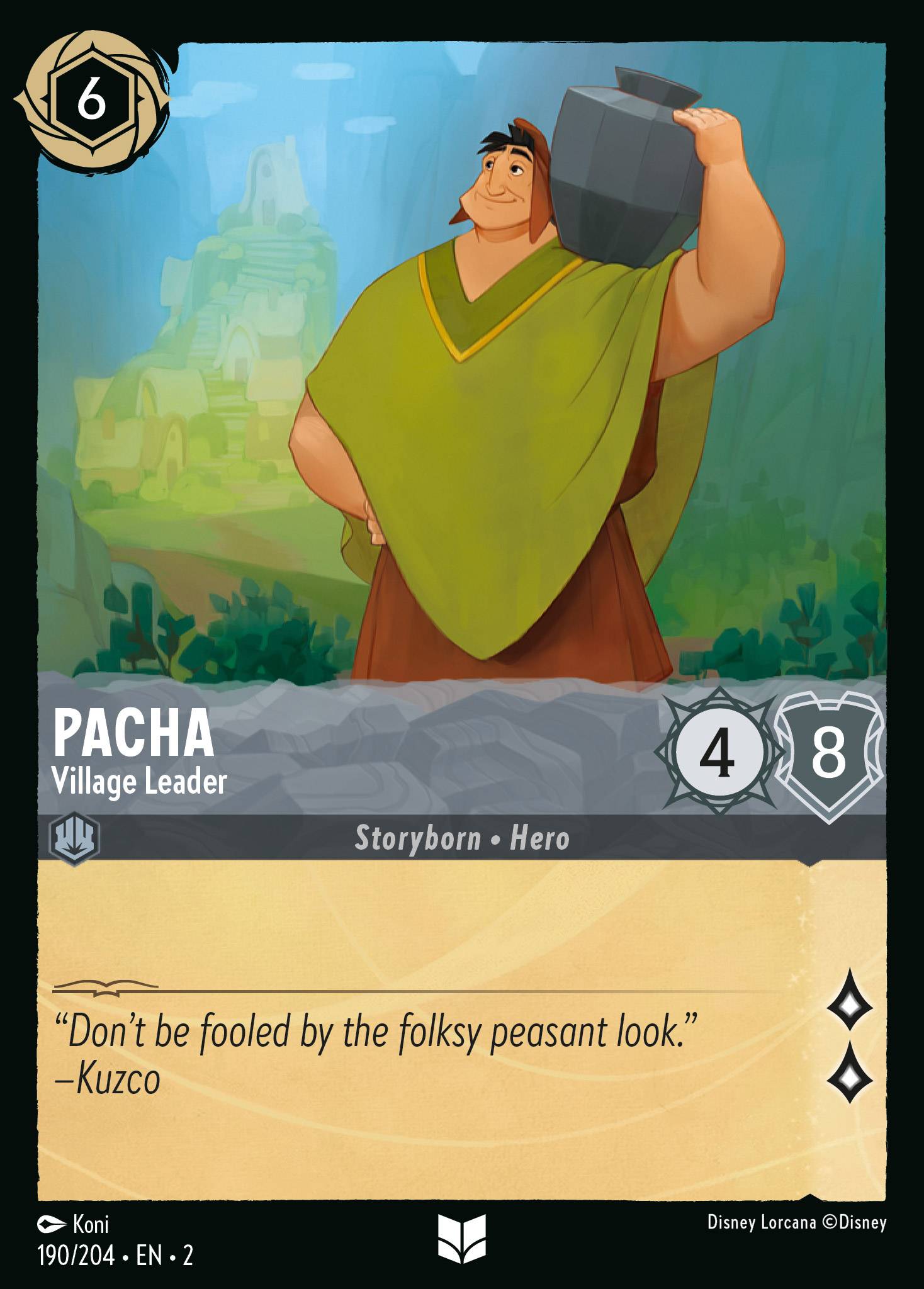 Pacha - Village Leader | Rise of the Floodborn #190 [foil]