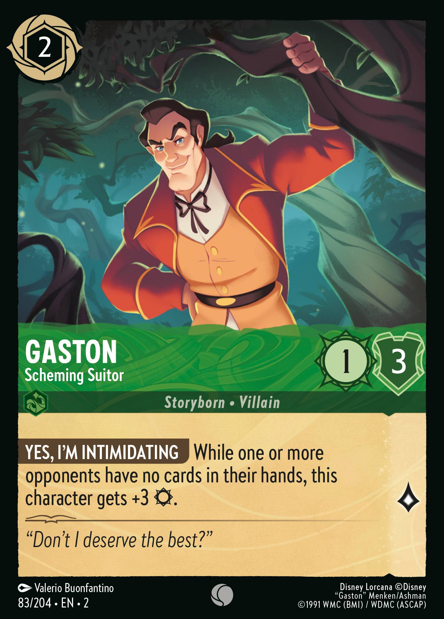 Gaston - Scheming Suitor | Rise of the Floodborn #83 [foil]