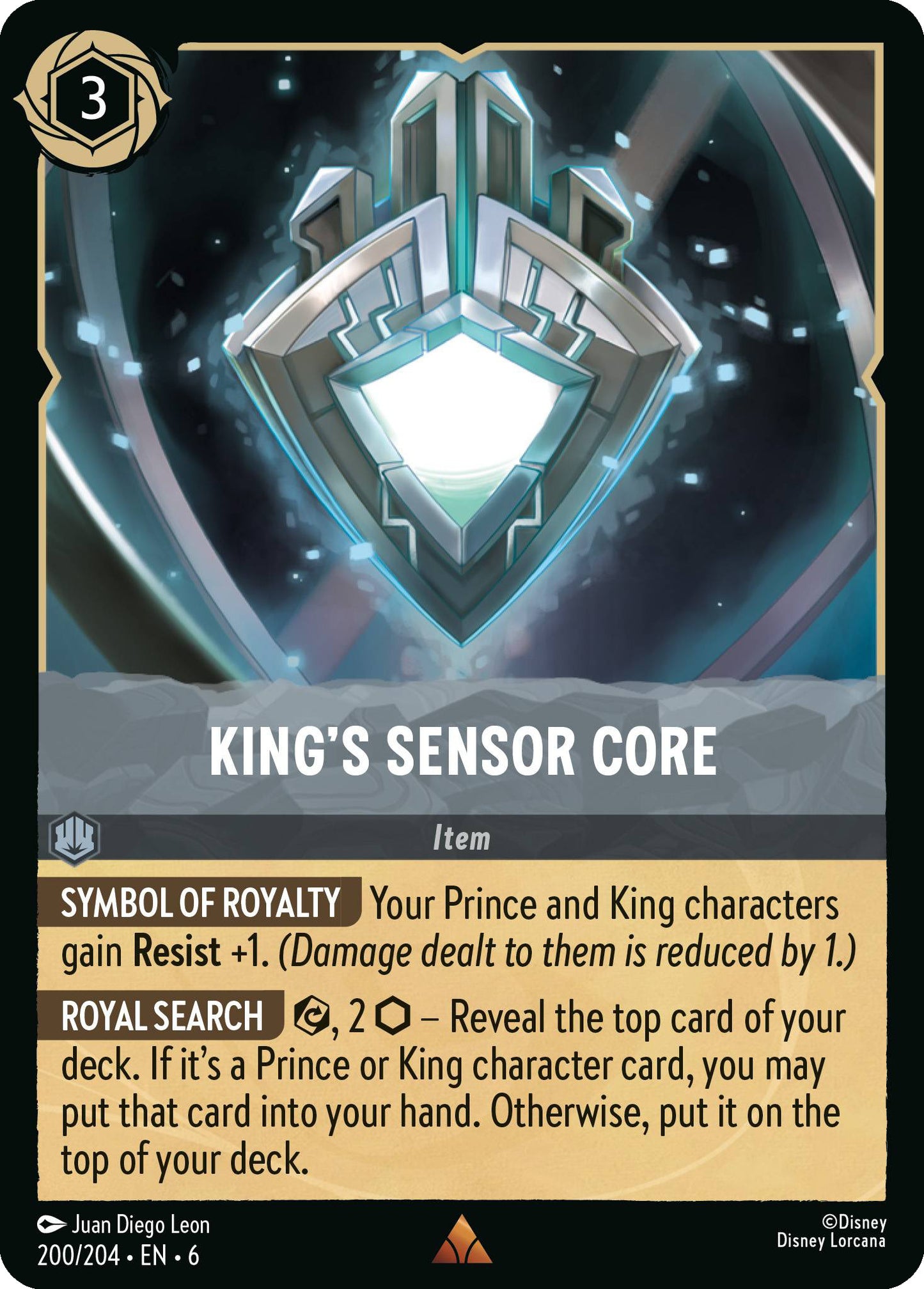King's Sensor Core | Azurite Sea #200 [foil]