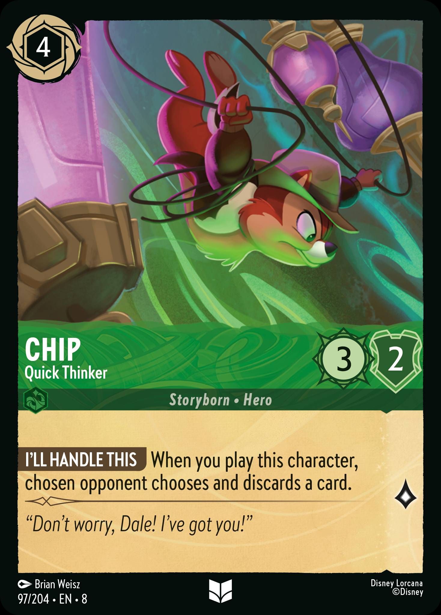 Chip - Quick Thinker | Reign of Jafar #97 [foil]