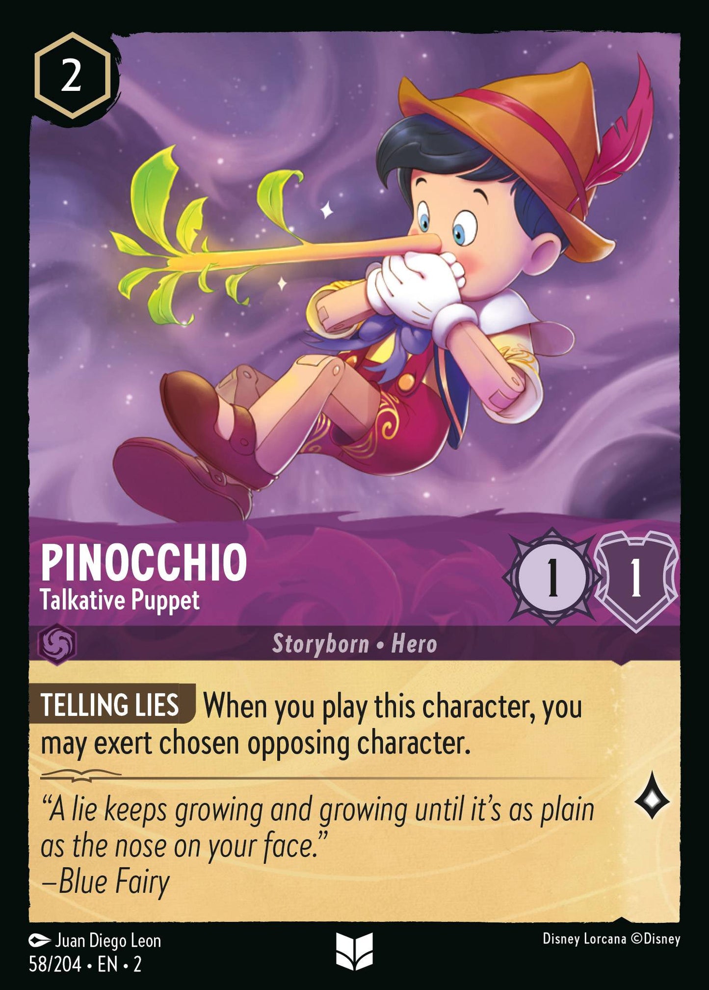 Pinocchio - Talkative Puppet | Rise of the Floodborn #58 [foil]