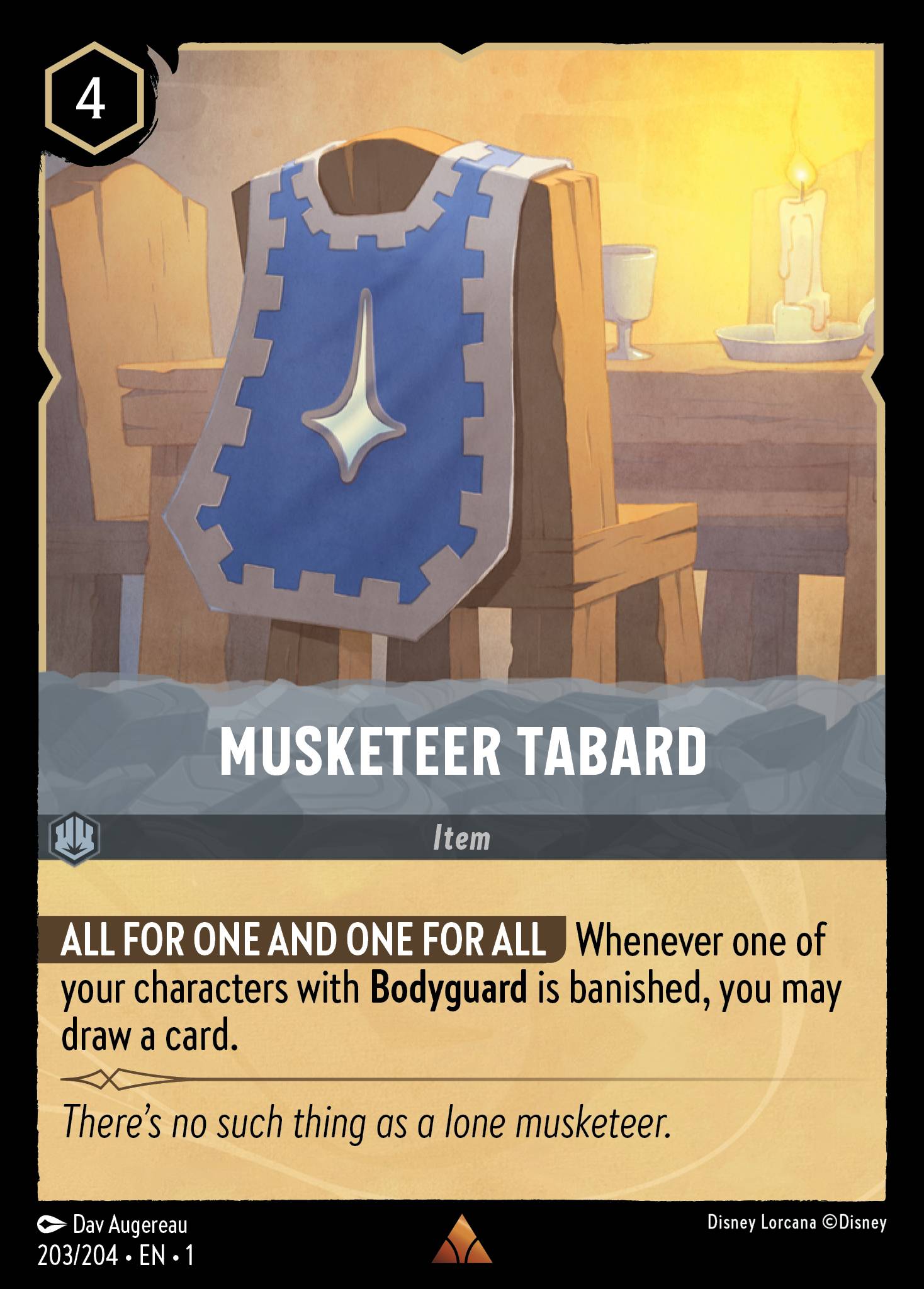 Musketeer Tabard | The First Chapter #203 [foil]