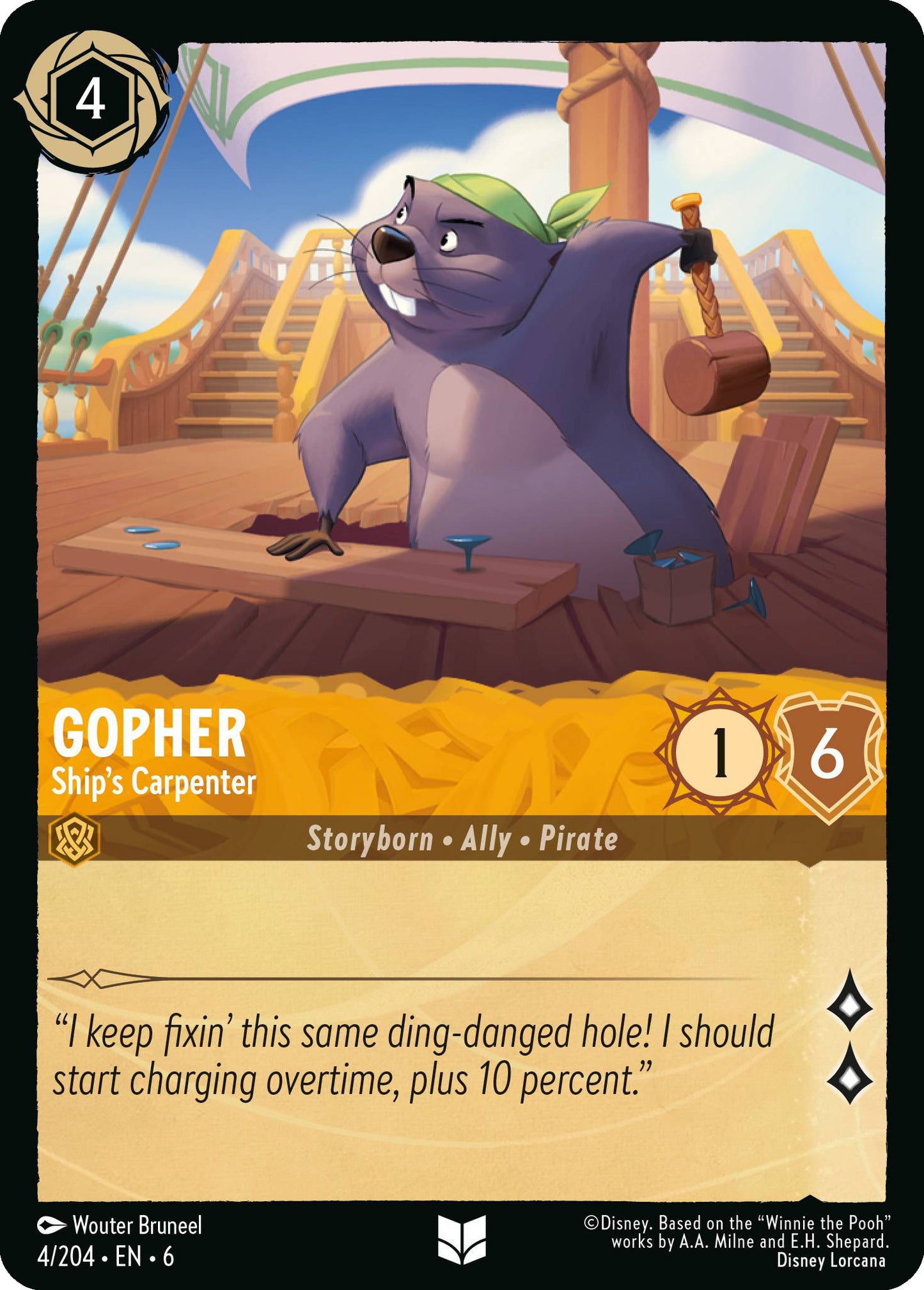 Gopher - Ship's Carpenter | Azurite Sea #4