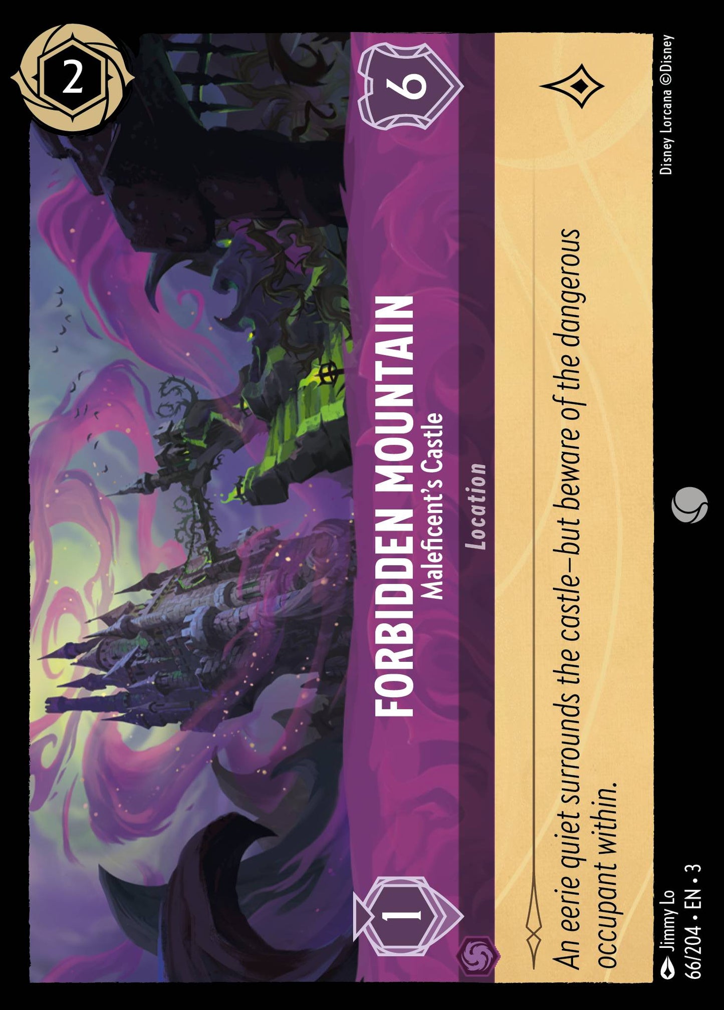 Forbidden Mountain - Maleficent's Castle | Into the Inklands #66 [foil]