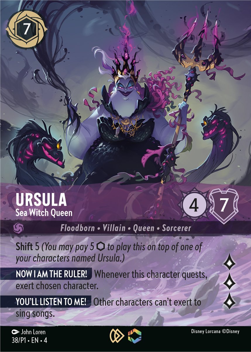 Ursula - Sea Witch Queen | Promo Set 1 #38 [foil]
