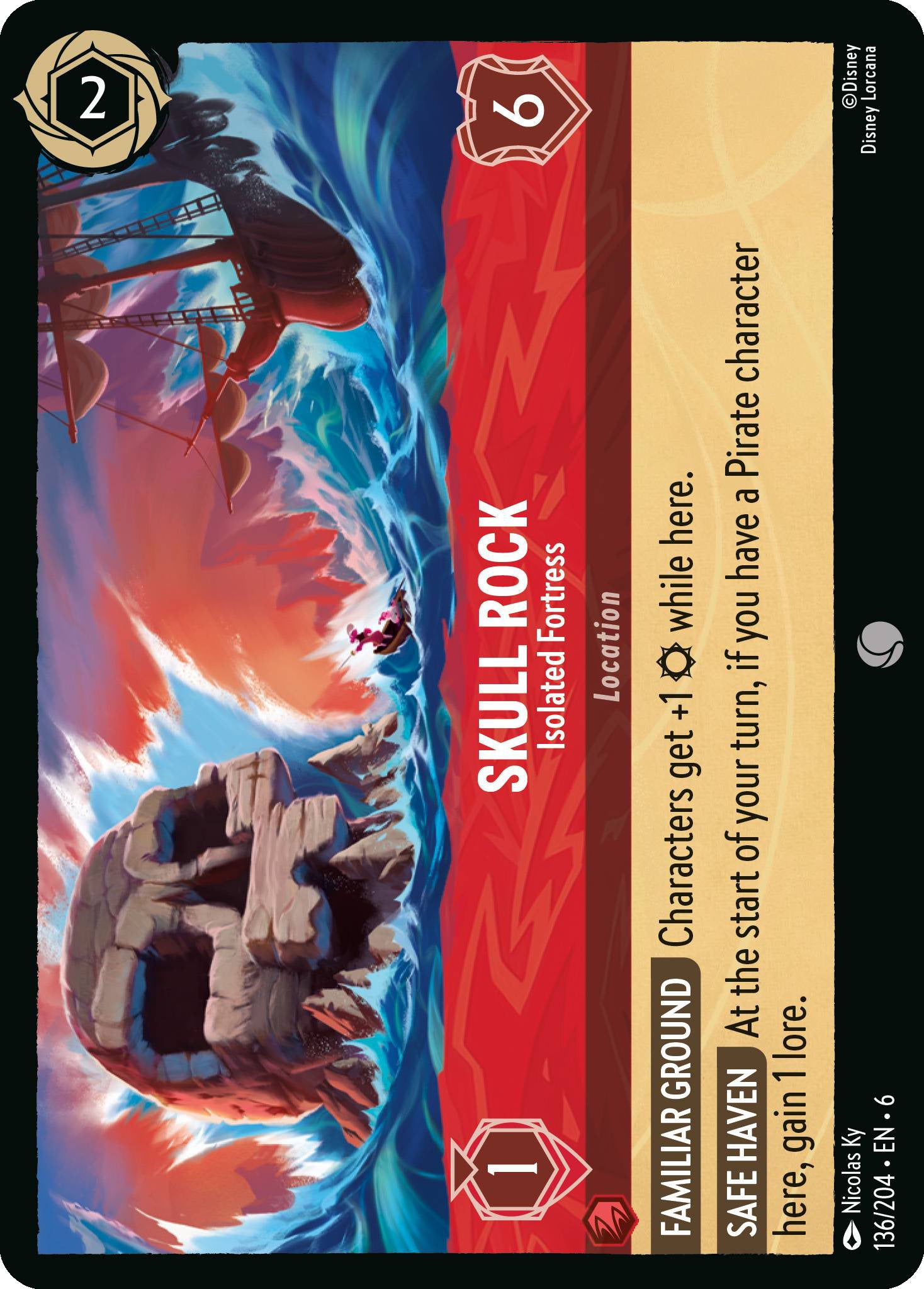 Skull Rock - Isolated Fortress | Azurite Sea #136 [foil]