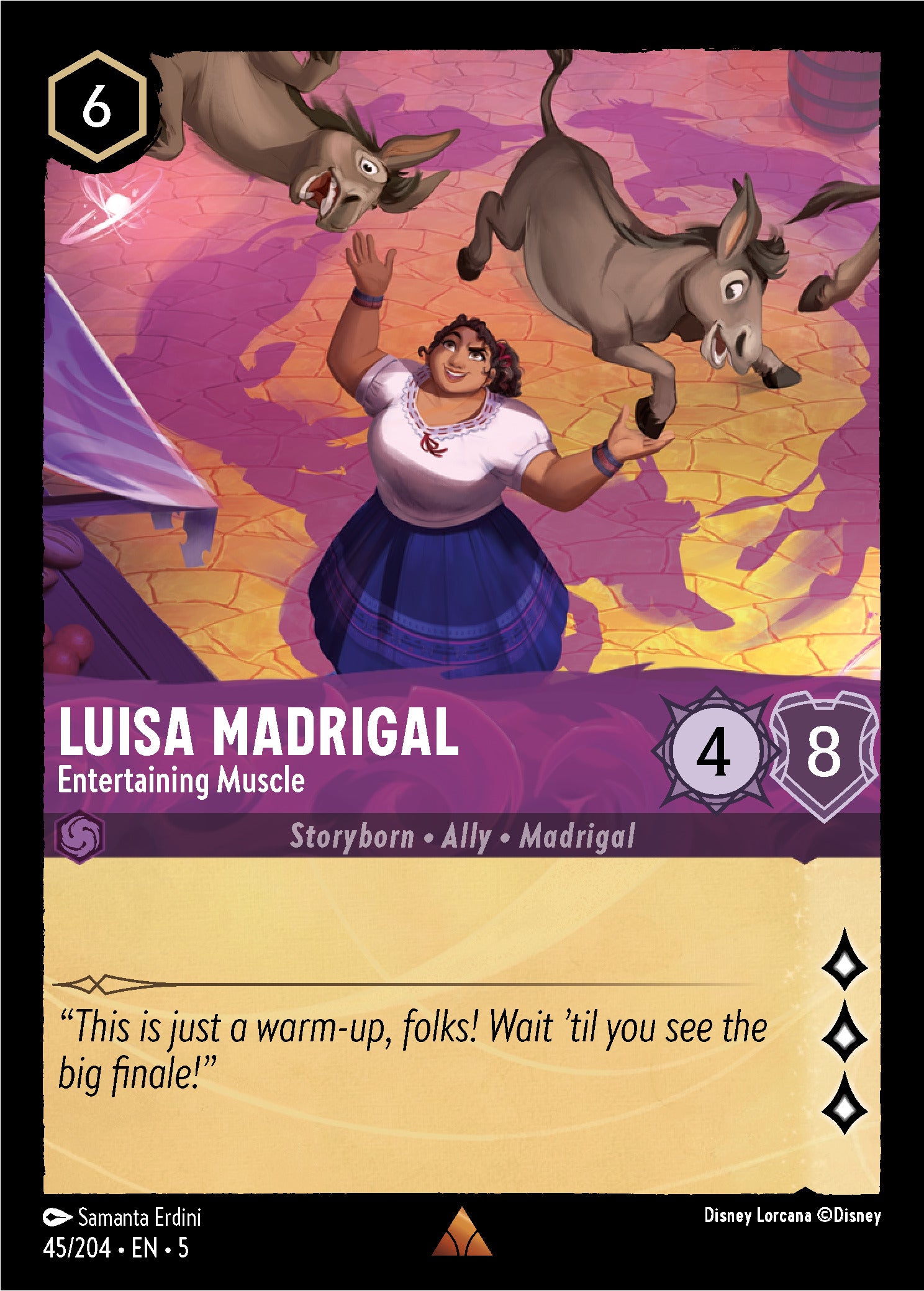Luisa Madrigal - Entertaining Muscle | Shimmering Skies #45 [foil]