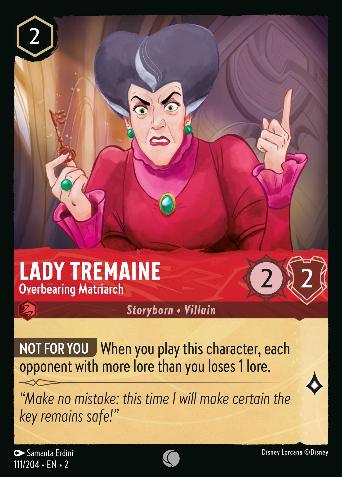 Lady Tremaine - Overbearing Matriarch | Rise of the Floodborn #111 [foil]
