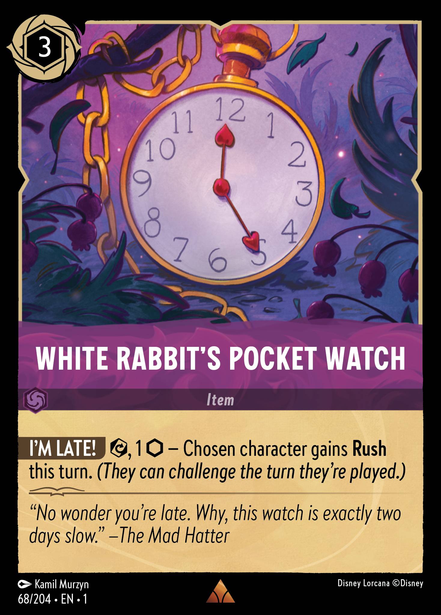 White Rabbit's Pocket Watch | The First Chapter #68 [foil]