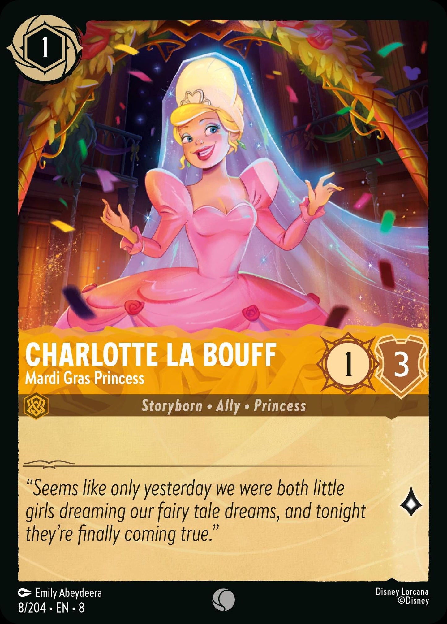 Charlotte La Bouff - Mardi Gras Princess | Reign of Jafar #8 [foil]