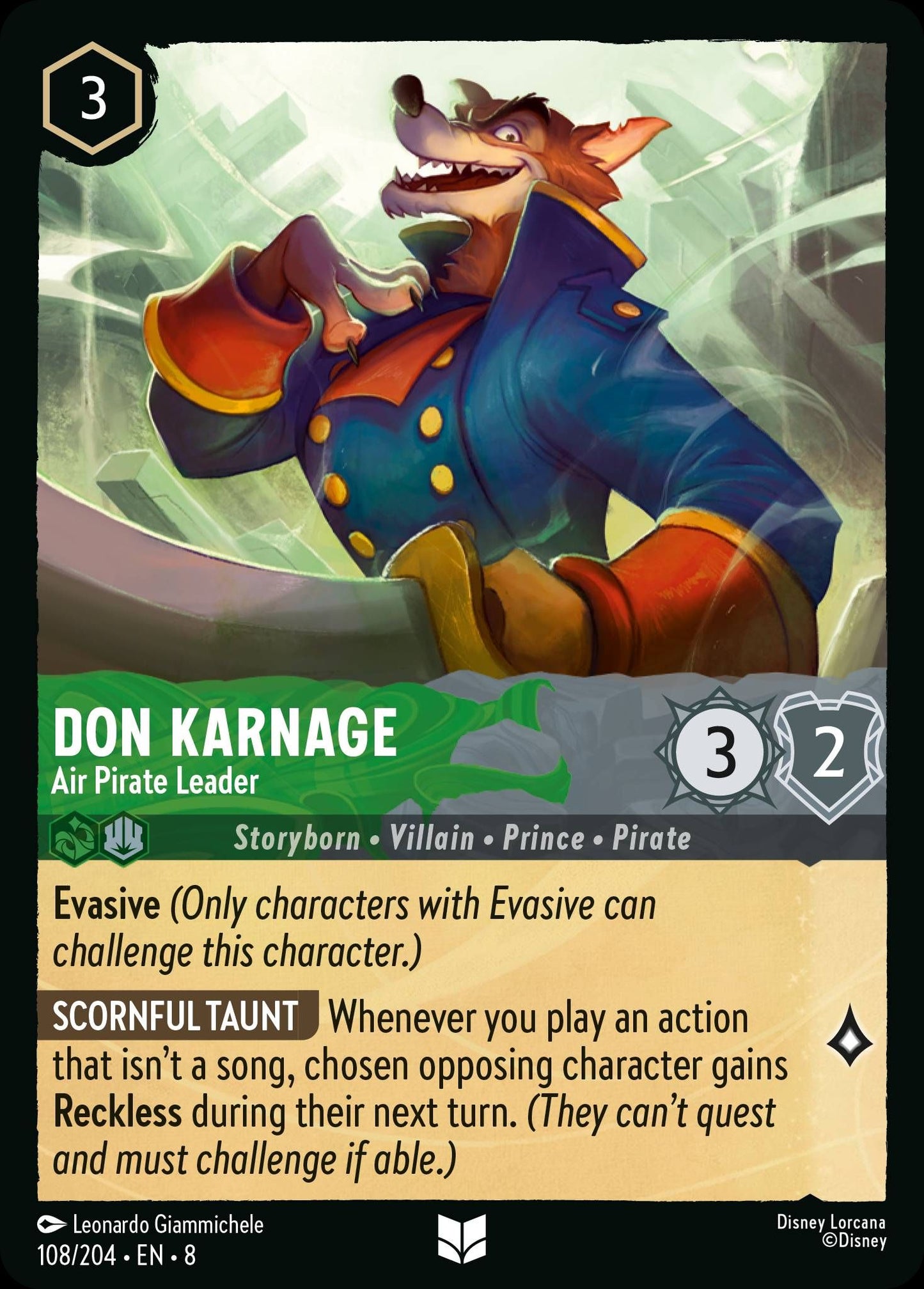 Don Karnage - Air Pirate Leader | Reign of Jafar #108