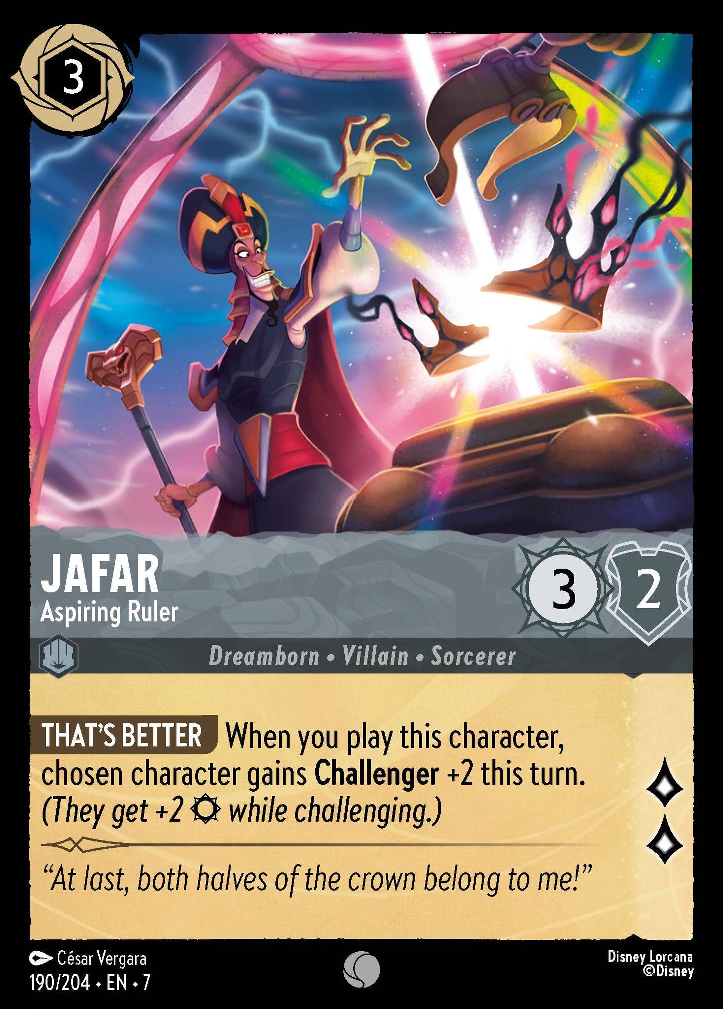 Jafar - Aspiring Ruler | Archazia's Island #190 [foil]