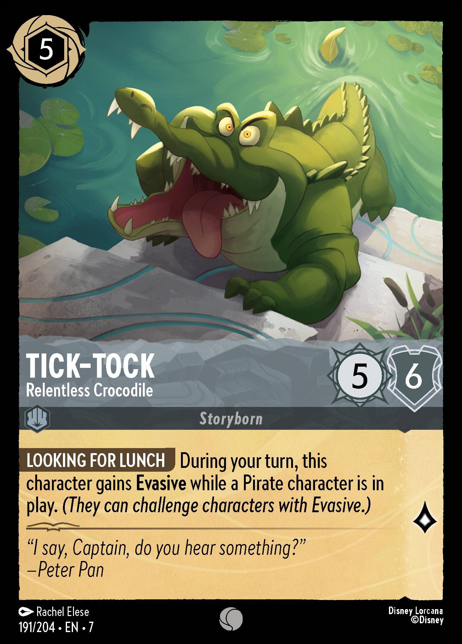 Tick-Tock - Relentless Crocodile | Archazia's Island #191 [foil]