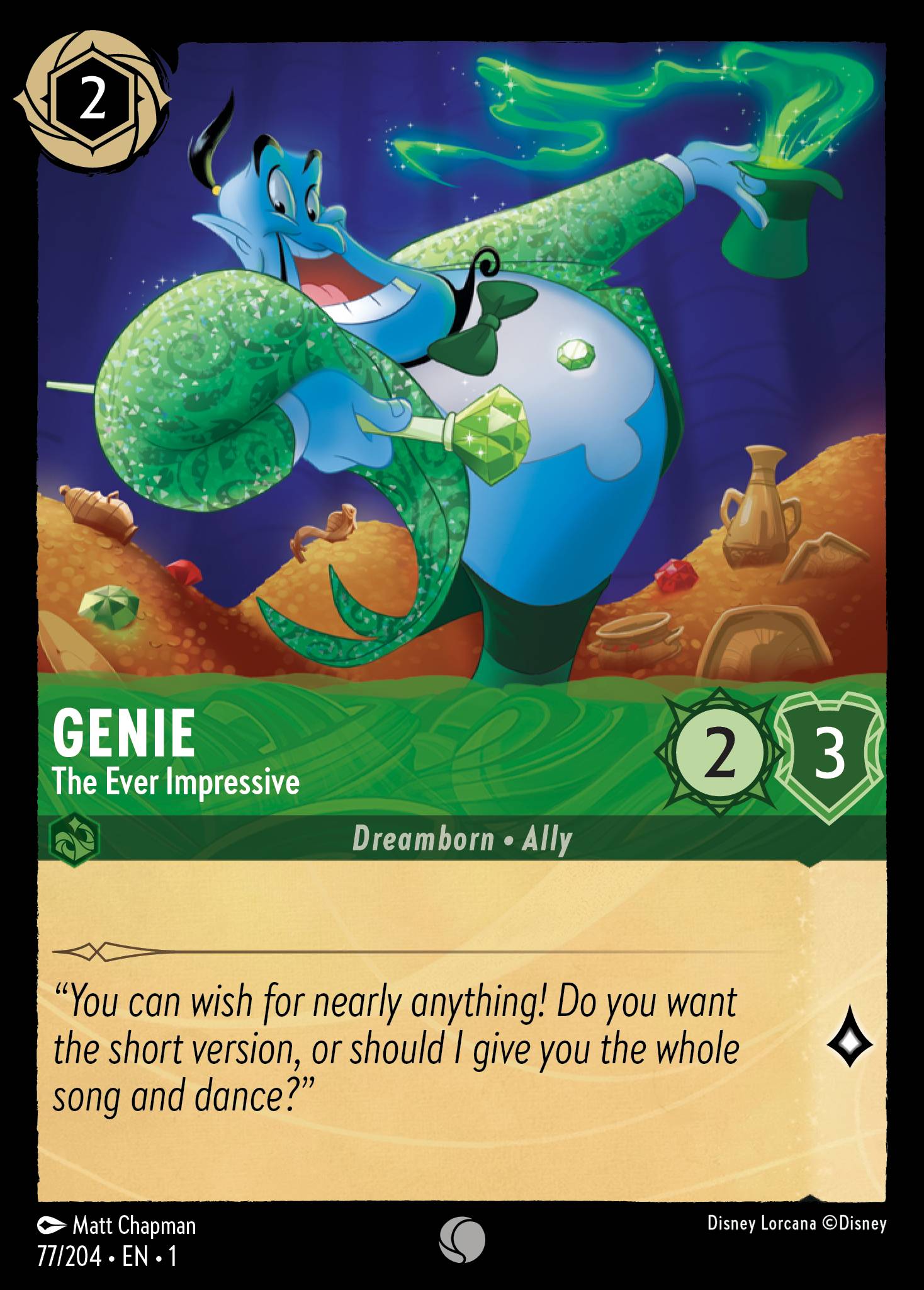 Genie - The Ever Impressive | The First Chapter #77 [foil]