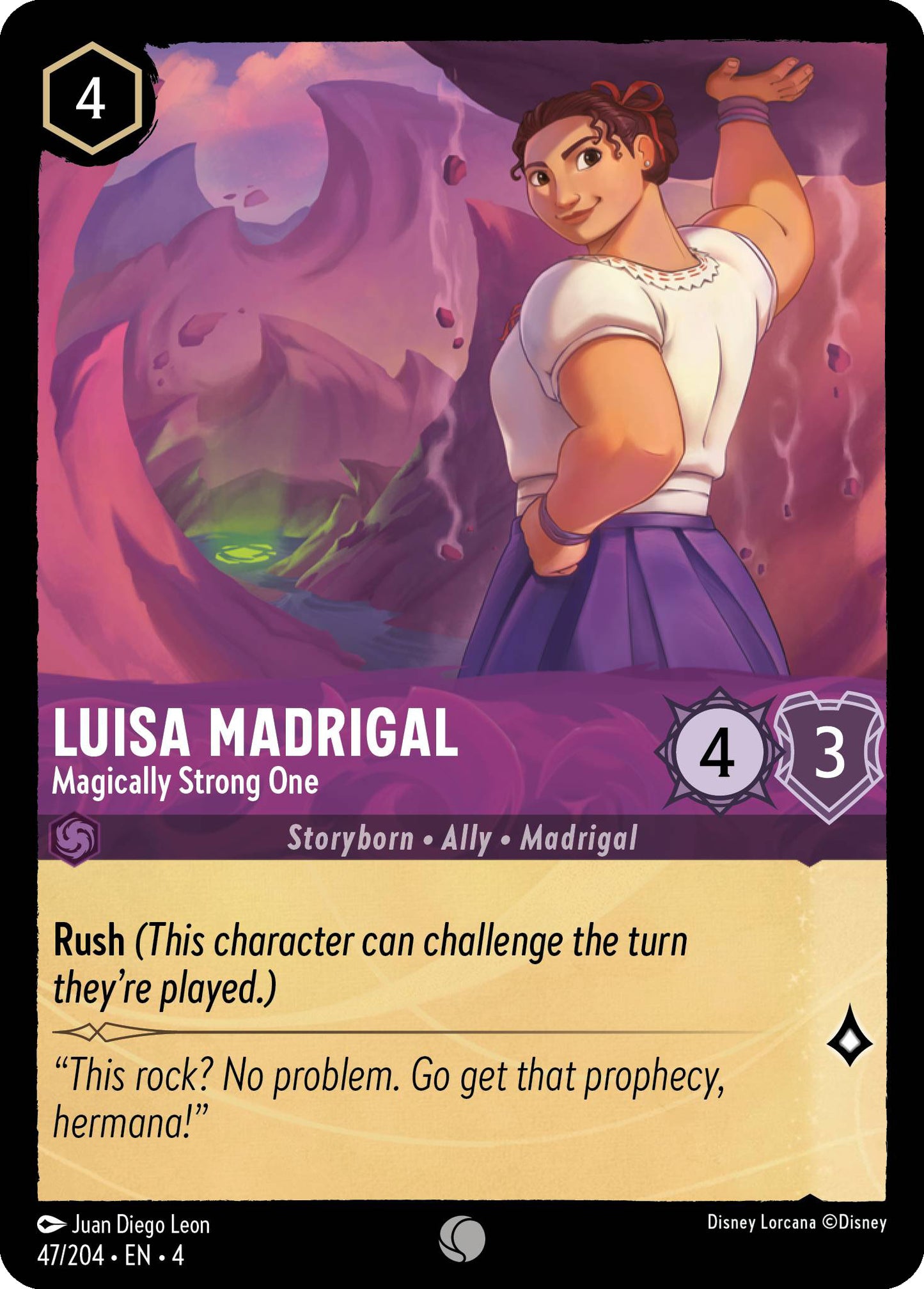 Luisa Madrigal - Magically Strong One | Ursula's Return #47 [foil]