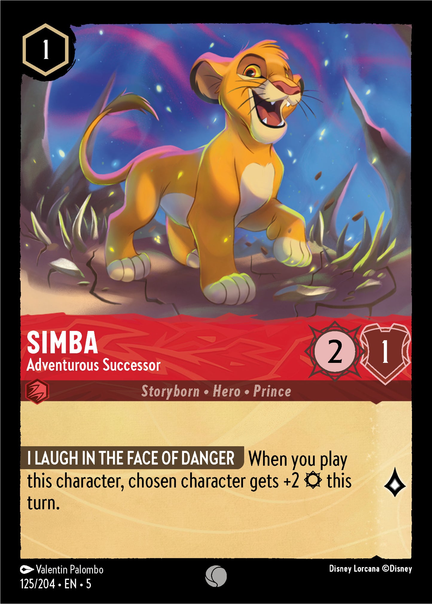 Simba - Adventurous Successor | Shimmering Skies #125 [foil]