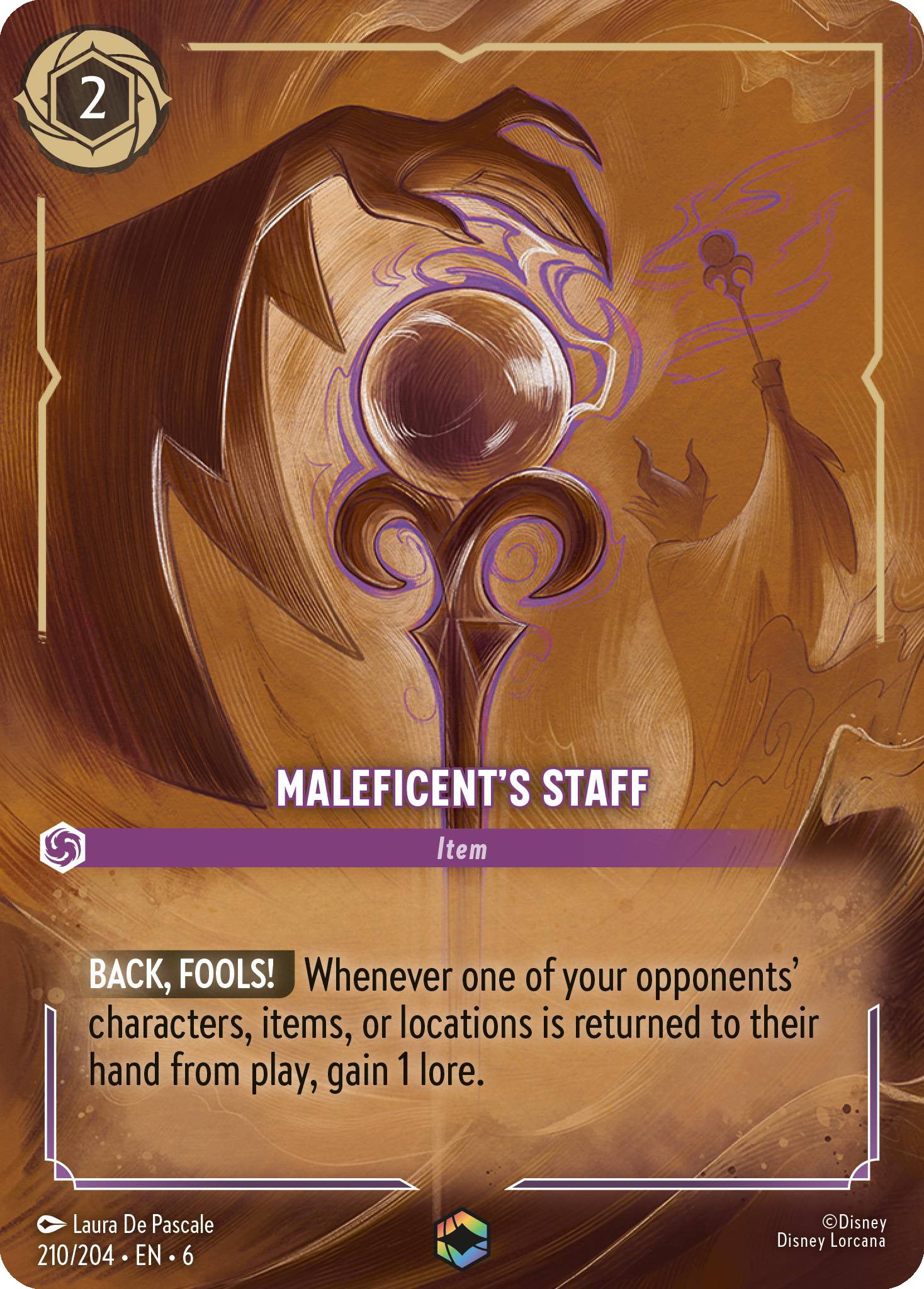 Maleficent's Staff | Azurite Sea #210 (Enchanted)