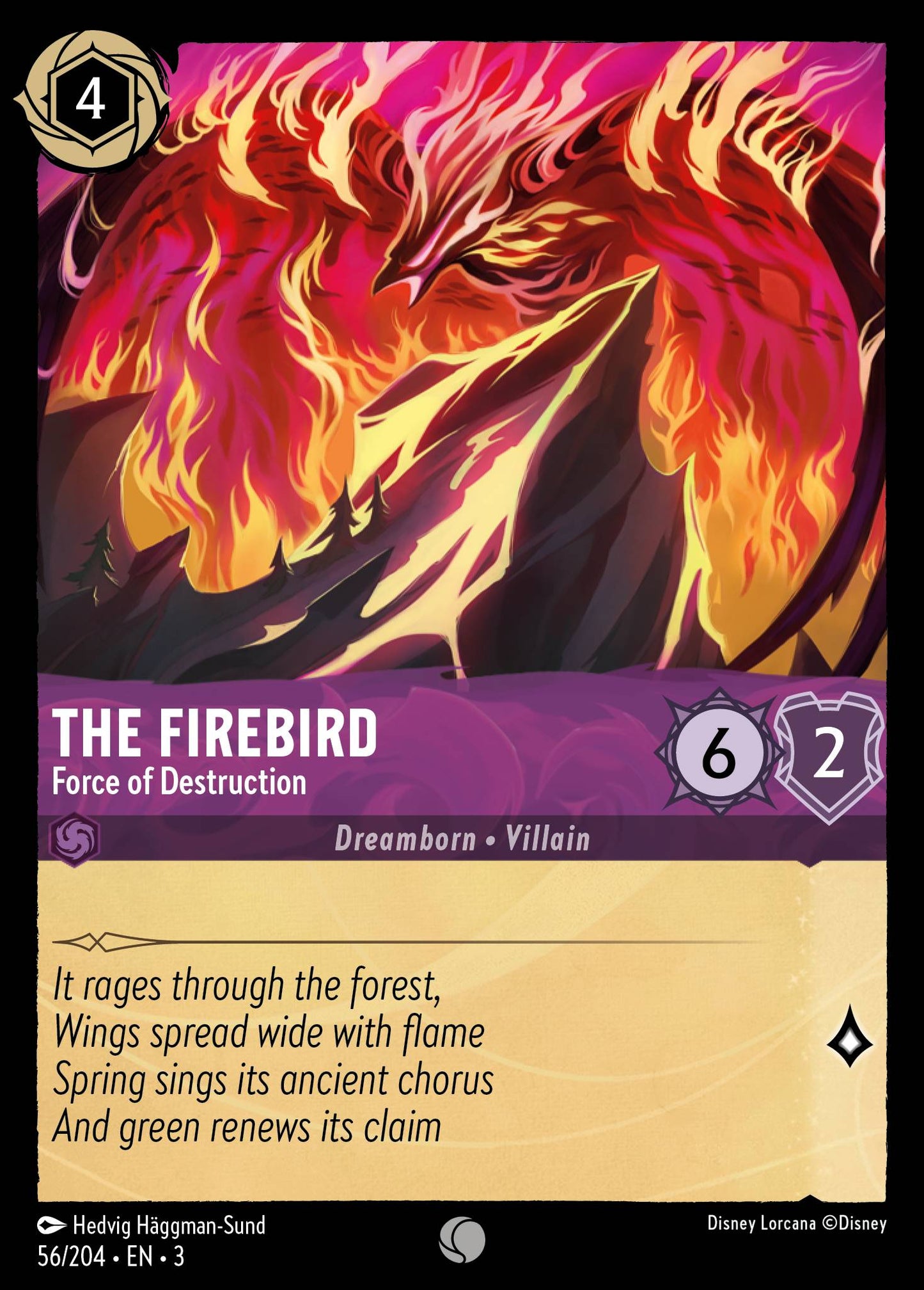 The Firebird - Force of Destruction | Into the Inklands #56 [foil]