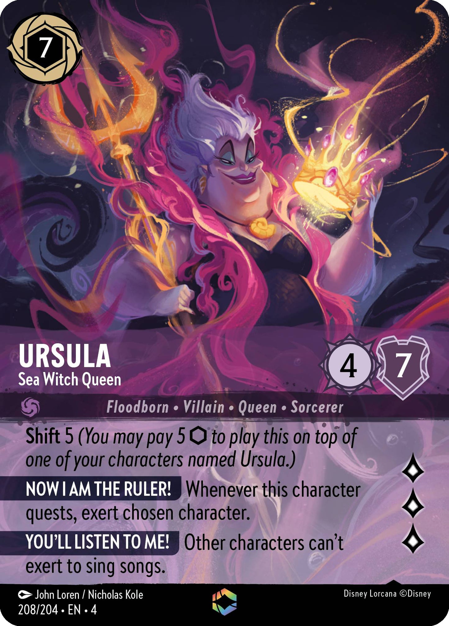 Ursula - Sea Witch Queen | Ursula's Return #208 (Enchanted)