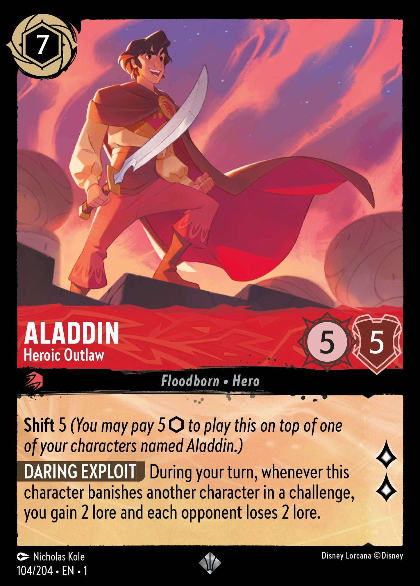 Aladdin - Heroic Outlaw | The First Chapter #104 [foil]
