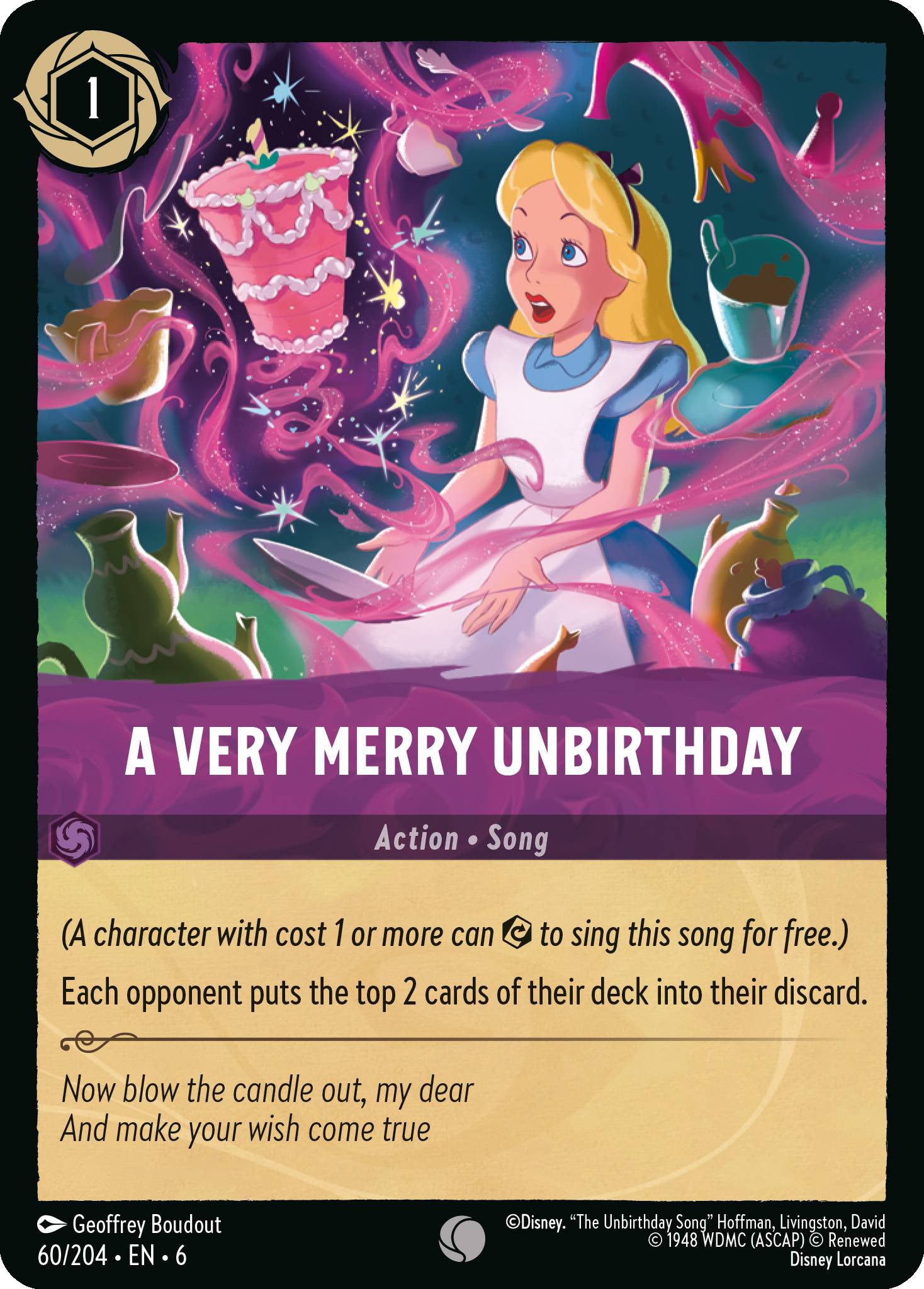 A Very Merry Unbirthday | Azurite Sea #60 [foil]