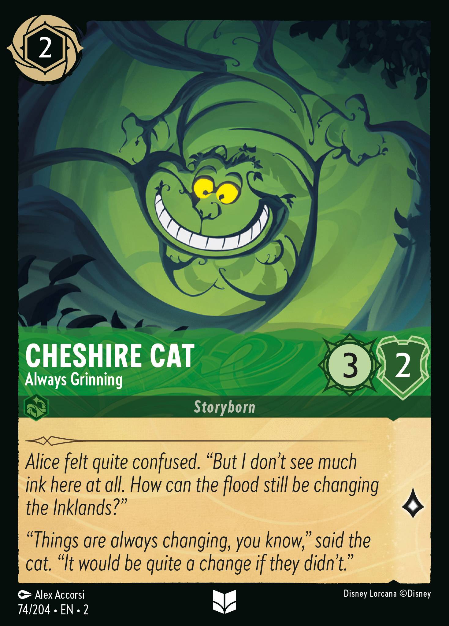 Cheshire Cat - Always Grinning | Rise of the Floodborn #74 [foil]