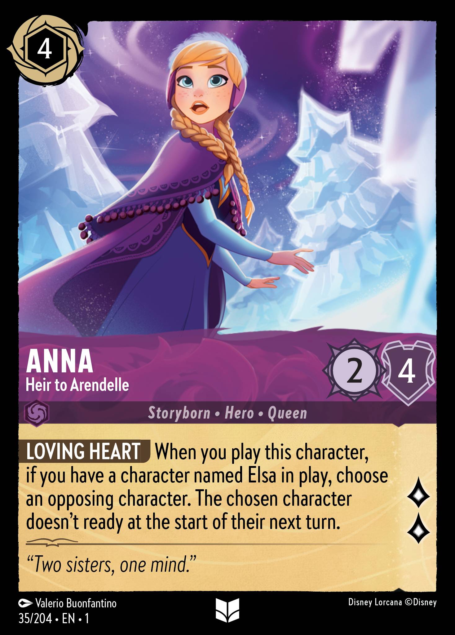 Anna - Heir to Arendelle | The First Chapter #35 [foil]