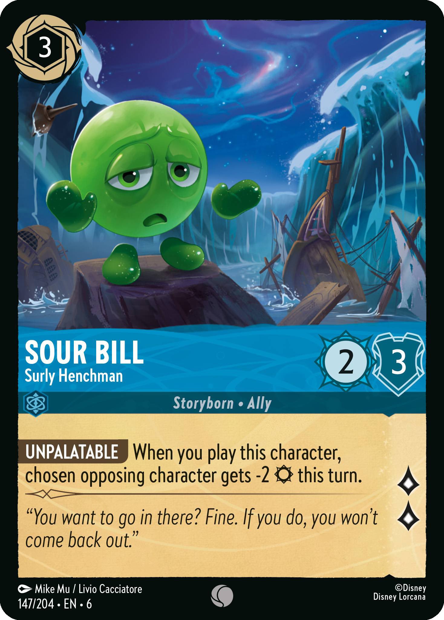 Sour Bill - Surly Henchman | Azurite Sea #147 [foil]