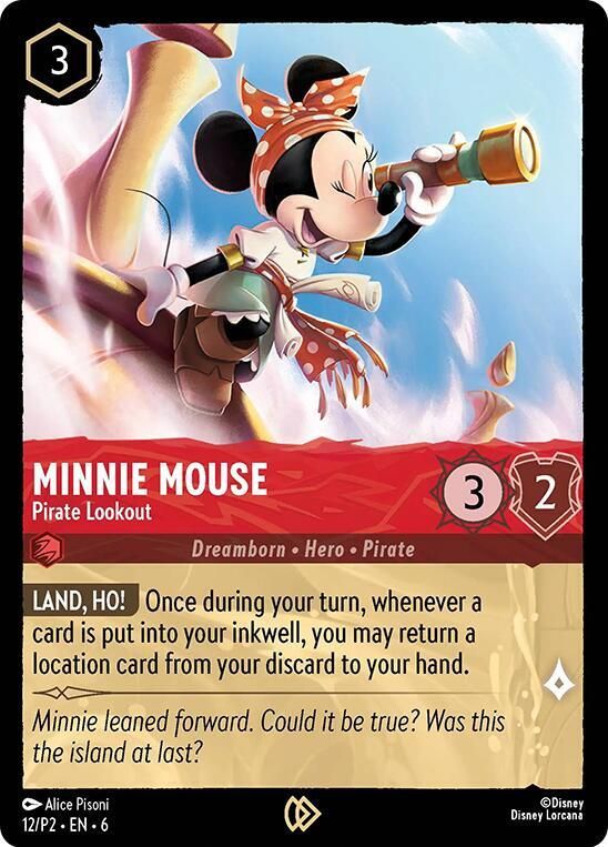 Minnie Mouse - Pirate Lookout | Promo Set 2 #12 [foil]